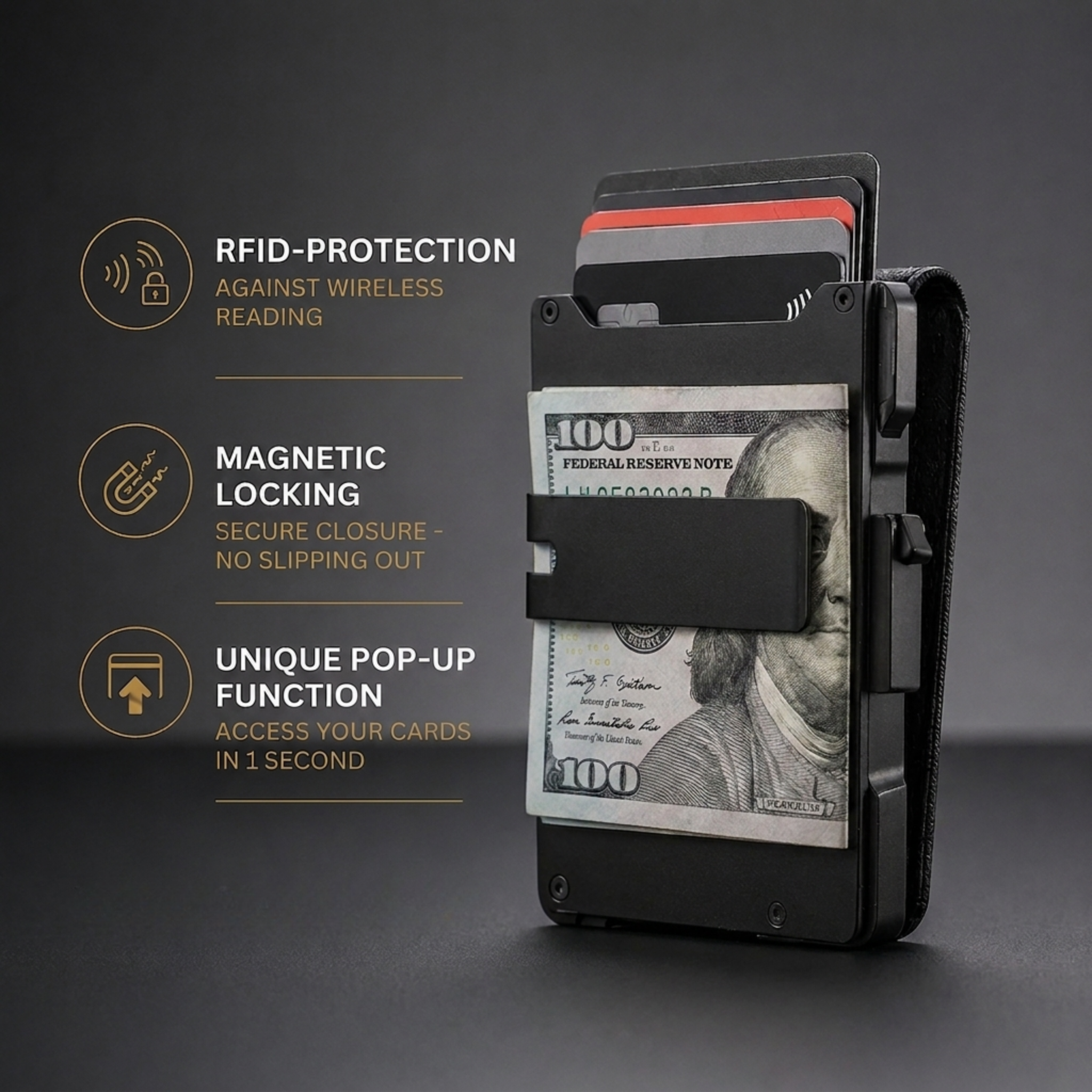 Orvanen MagVault® Minimalist Wallet - Maximum Capacity. Minimal Footprint.