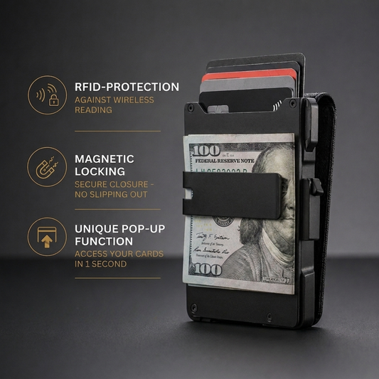 Orvanen MagVault® Minimalist Wallet - Maximum Capacity. Minimal Footprint.