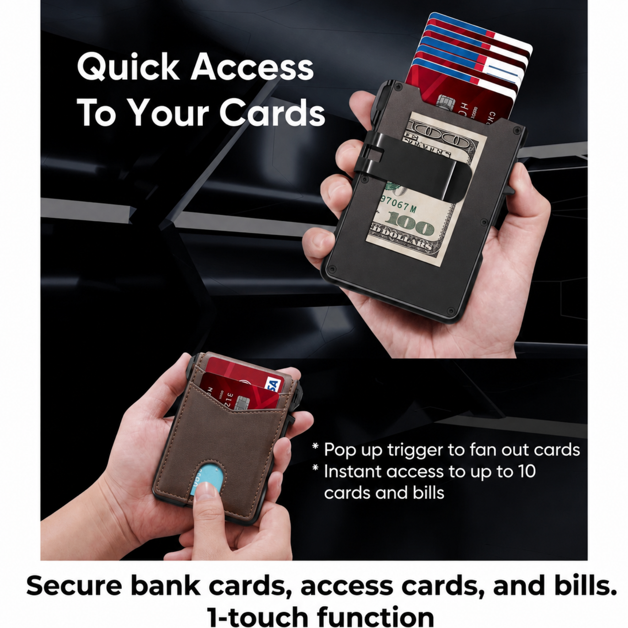 Orvanen MagVault® Minimalist Wallet - Maximum Capacity. Minimal Footprint.