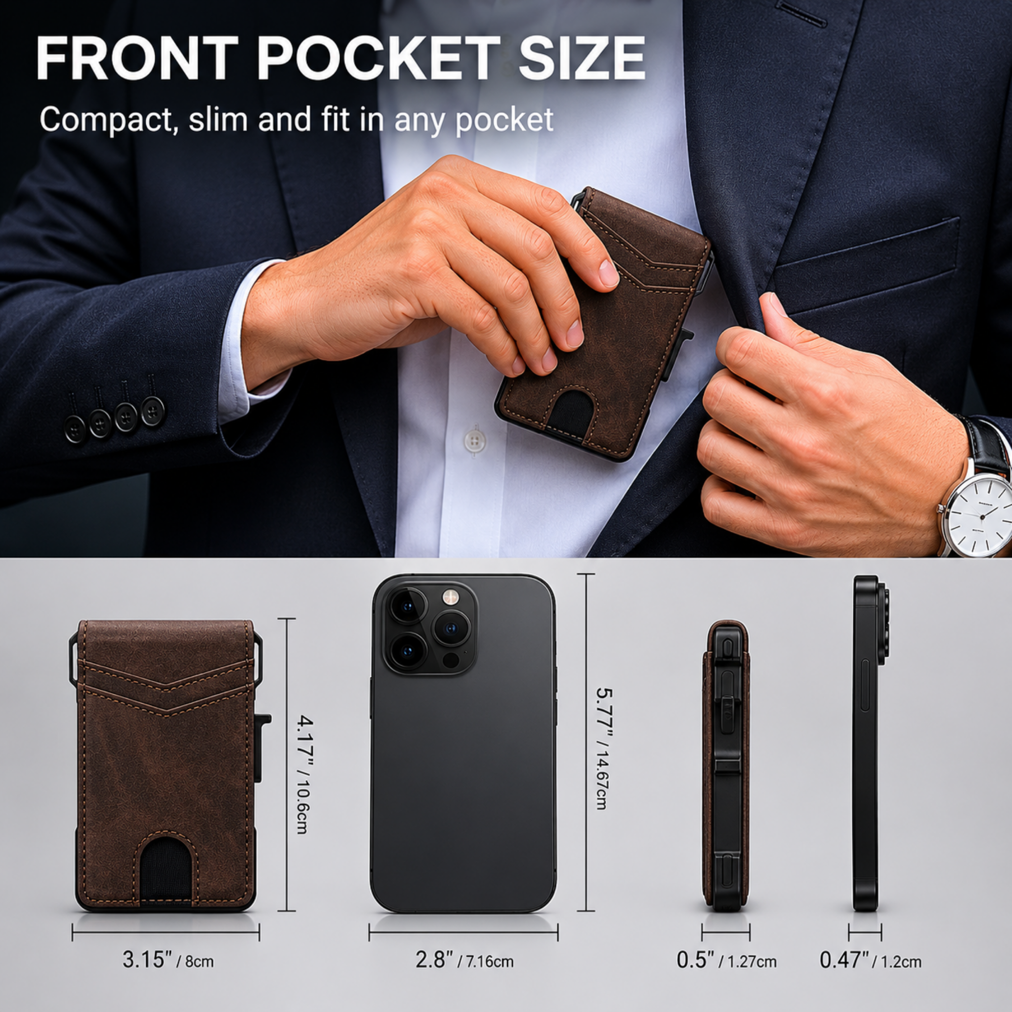 Orvanen MagVault® Minimalist Wallet - Maximum Capacity. Minimal Footprint.