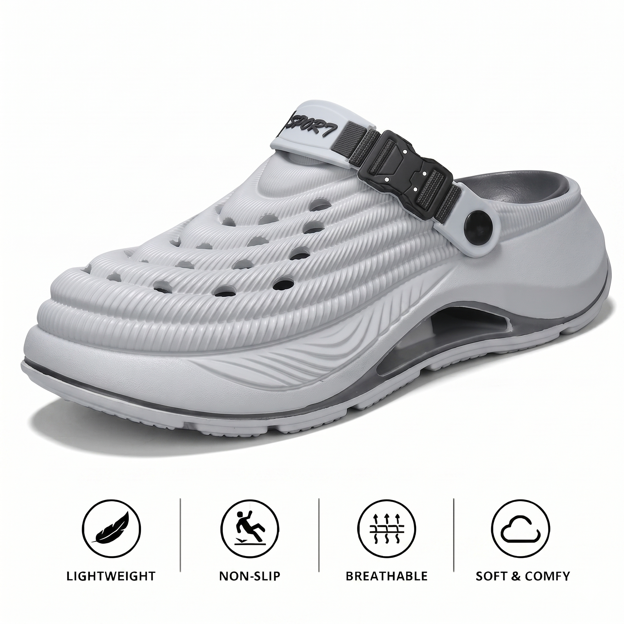 Men's Breathable Outdoor Clogs